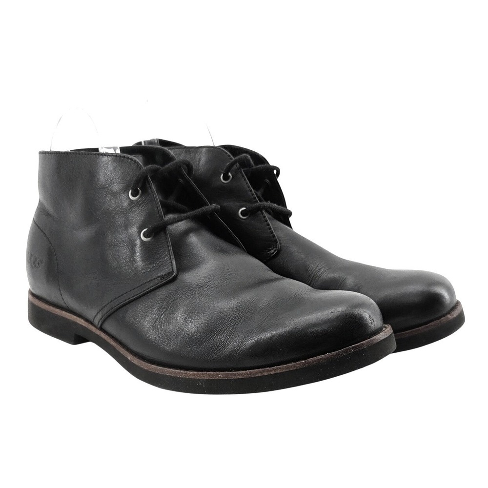 UGG Men's Dagmann Chukka Black Boots - Size 11.5‎